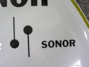 Sonor Black Vintage 60's Logo Replacement Sticker (Hi Quality 3M Vinyl!)