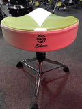 Dixon K-Series Drum Throne in Lime Green & White