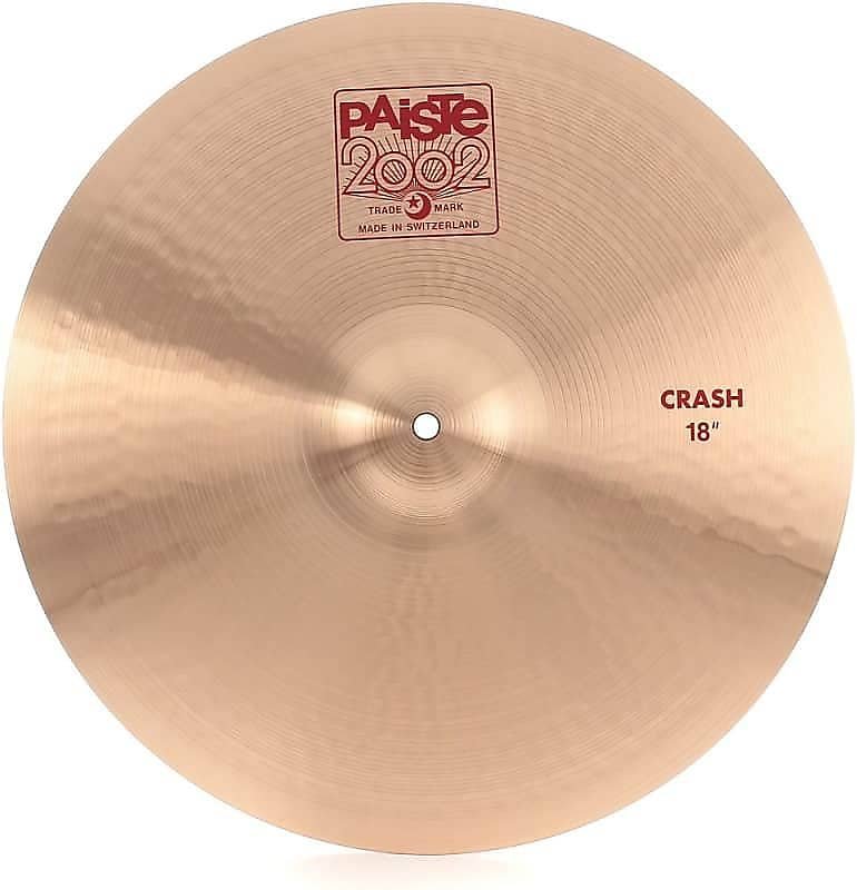 Cymbale Crash Paiste 18" Série 2002 *EN STOCK*