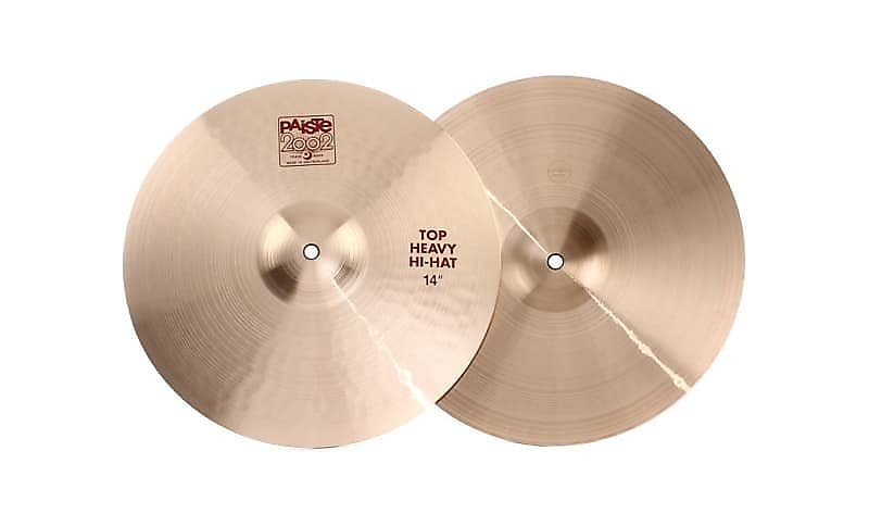 Cymbale de charleston lourde Paiste 14" 2002 *EN STOCK*