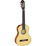 Ortega Guitars R121-3/4 Family Series 3/4 Sized Nylon 6-String Acoustic Guitar