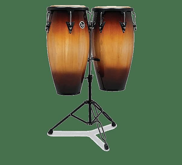 Ensemble de congas 11"/12" de la série Aspire de LP Latin Percussion LPA647-VSB