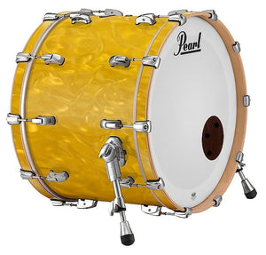 Pearl RF1450S/C723 Reference Series 5x14" 20-Ply Snare Drum in Gold Satin Moire (Made to Order)