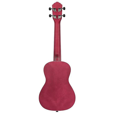 Ortega Guitars RURUBY Earth Series Concert Ukulele in Ruby Raspberry w/ Demo Video