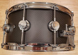DW 6.5x14" Carbon Fiber Snare Drum with Chrome Hardware