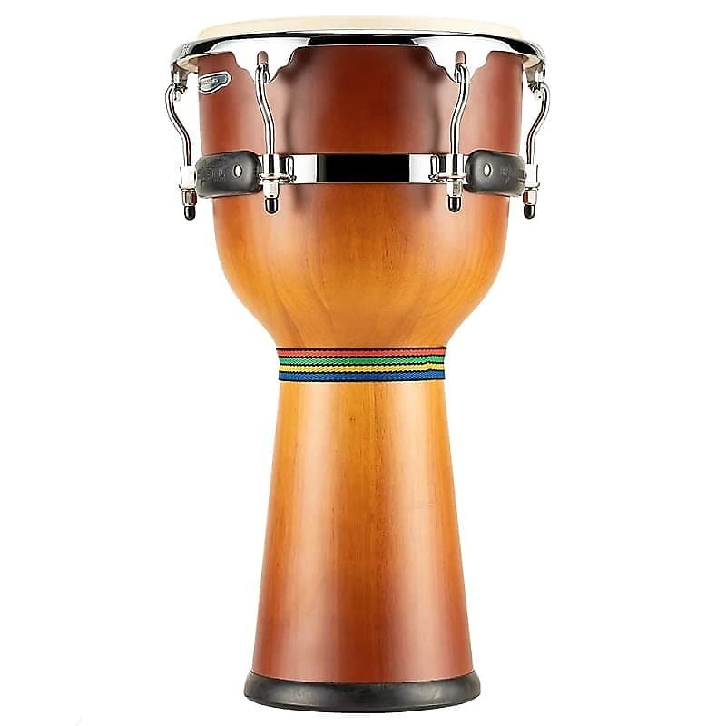 Meinl DJW3GAB-M 12" Floatune Series Gold Amber Sunburst Wood Djembe