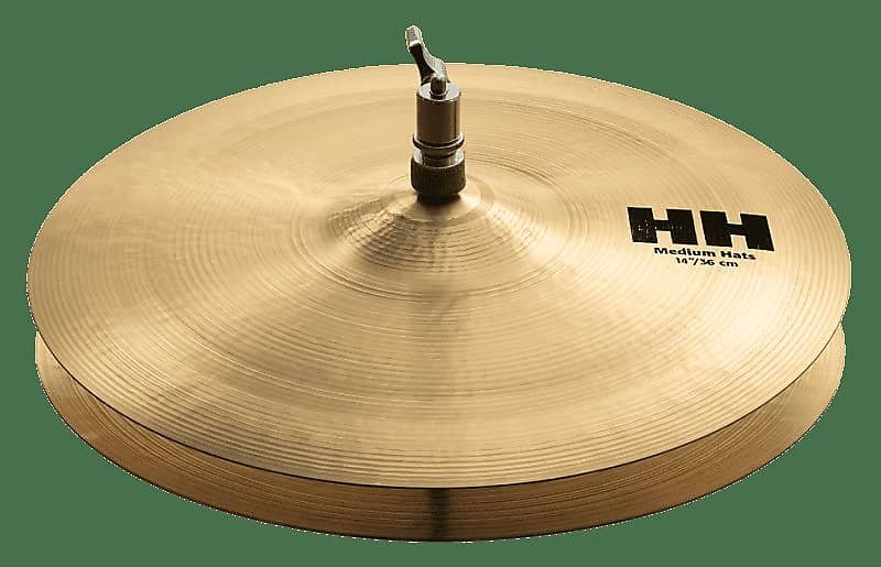 Sabian 11402 14" HH Medium Hi-Hat (Pair) Cymbals