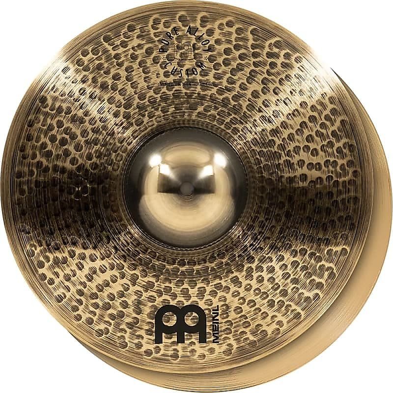 Meinl PAC15MTH 15" Pure Alloy Custom Medium Thin Hihat, pair