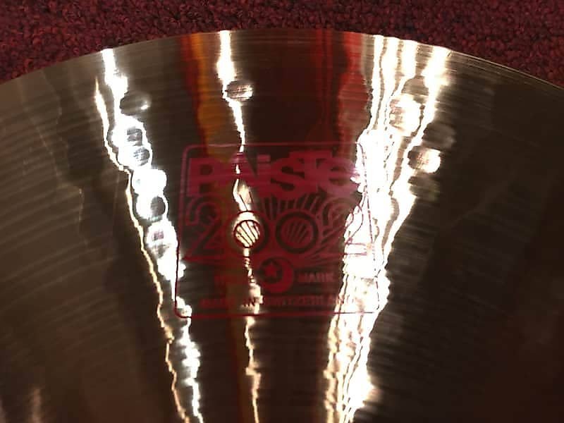 Cymbale Crash Paiste 16" 2002 *EN STOCK*