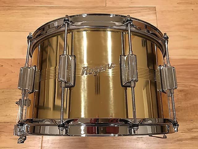 Rogers B7 Brass 8x14" Dyna-Sonic Snare Drum