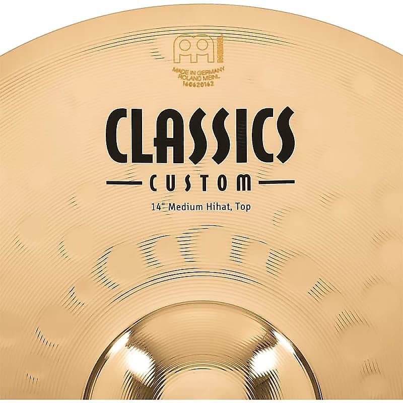 Meinl  Classics Custom CC14MH-B 14" Brilliant Medium Hihat, pair w/video demo