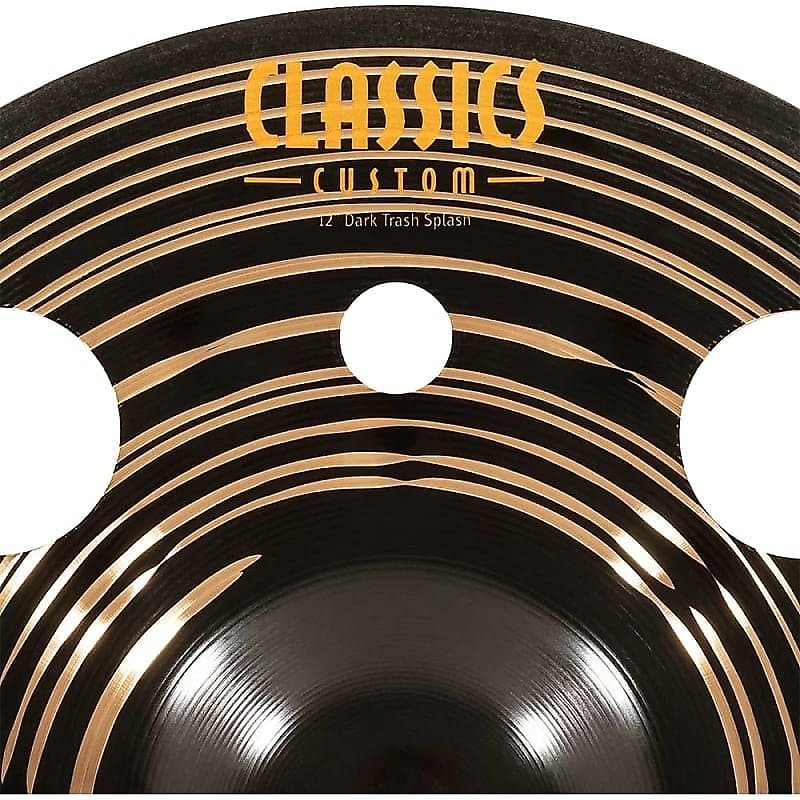 Meinl CC12DATRS 12" Classics Custom Dark Trash Splash Cymbal w/ Video Demo