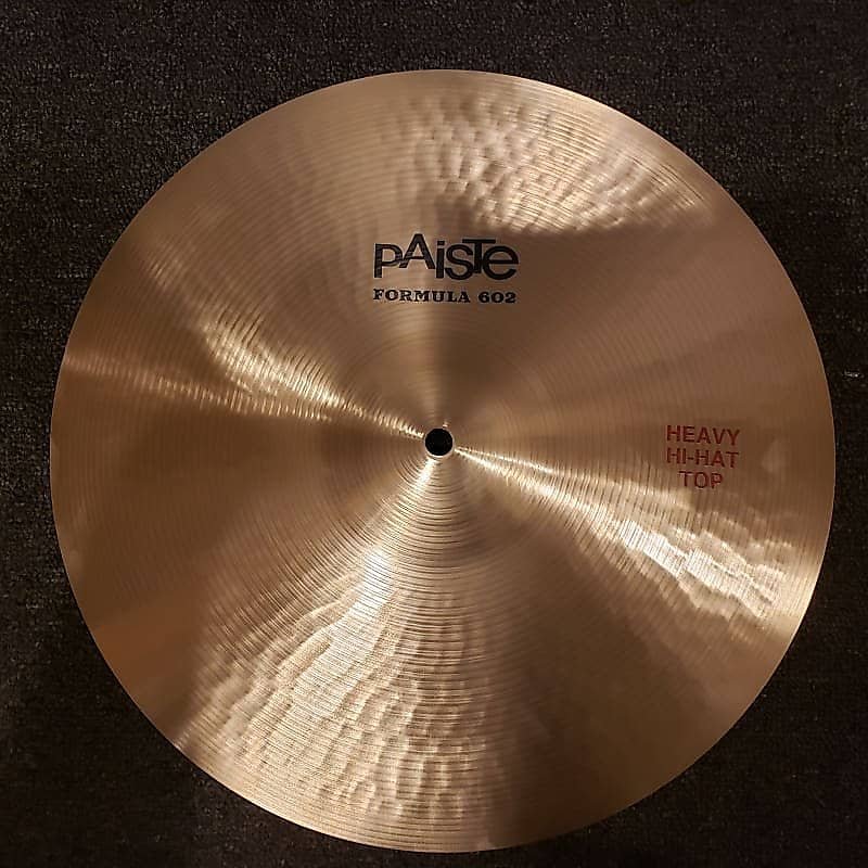 Cymbale charleston lourde classique Paiste 15" Formula 602 (haut)