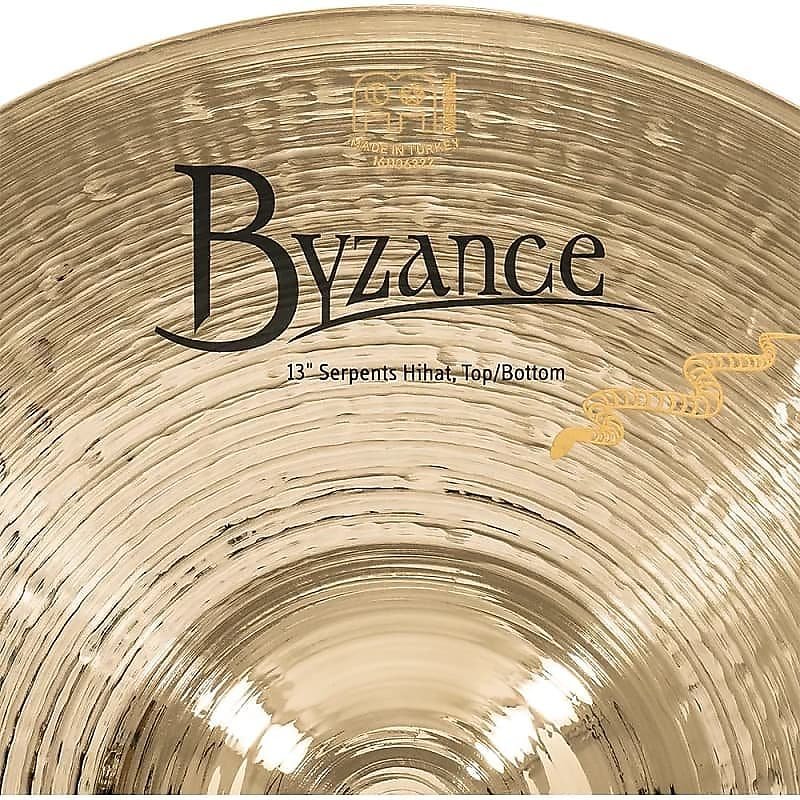 Meinl Byzance Brilliant B13SH-B 13" Serpents Hi Hats, pair