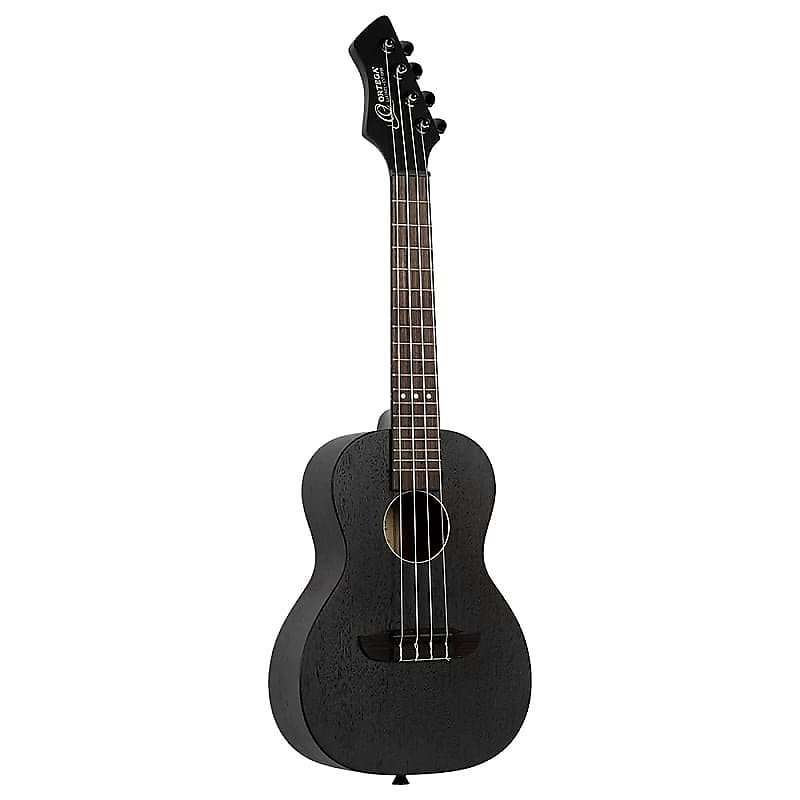 Ortega Guitars RUHZ-SBK Horizon Series Concert Ukulele in Satin Black