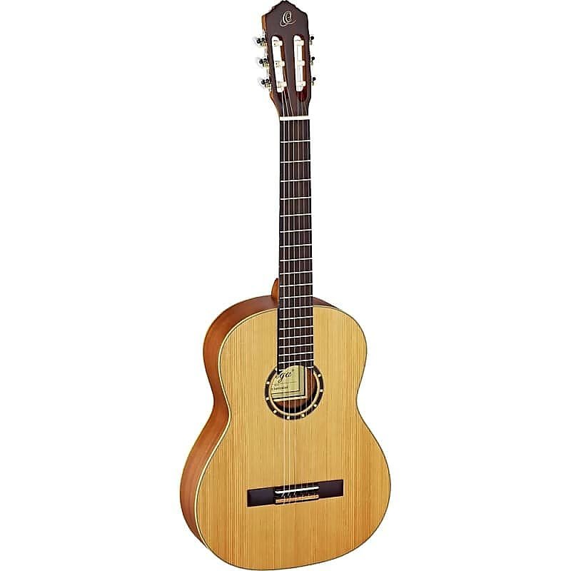 Guitare acoustique Ortega R131 Family Series Pro Cedar Top avec cordes en nylon et housse de transport et lien vidéo