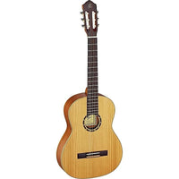 Guitare acoustique Ortega R131 Family Series Pro Cedar Top avec cordes en nylon et housse de transport et lien vidéo