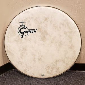 Gretsch 24" USA Custom Fiberskyn Bass Drum Logo Head