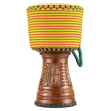 Meinl AE-DJTC1-L 12" Artisan Edition Tongo Carved Ornamental Carving Djembe