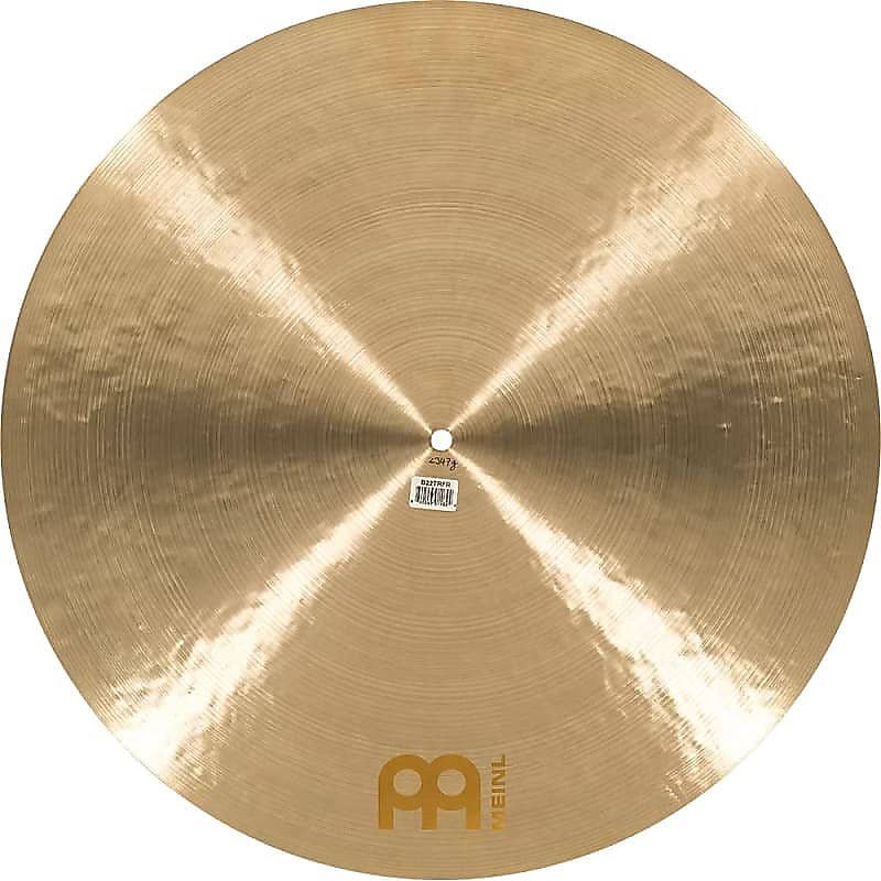 Meinl B22TRFR 22" Byzance Jazz Tradition Flat Ride Cymbal w/ Video Demo