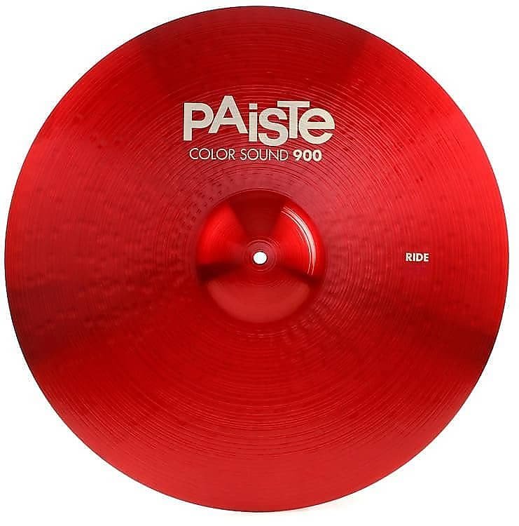 Paiste 22" Color Sound 900 Red Ride Cymbal
