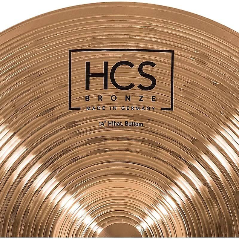 Meinl HCS Bronze HCSB14H 14" Hihat, pair