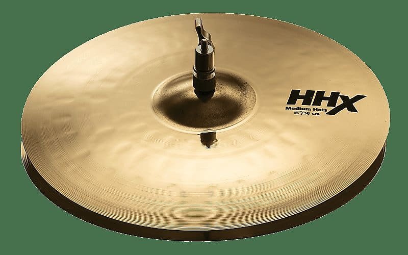 Cymbales Sabian 11502XMB 15" HHX Brilliant Medium Hi-Hat (paire)