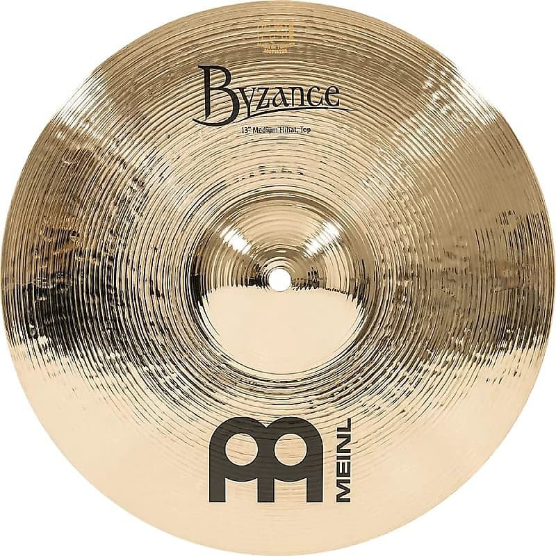 Meinl Byzance Brilliant B13MH-B 13" Medium Hi Hats, pair