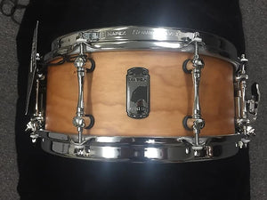 Mapex 5.5x13" Black Panther Design Lab Cherry Bomb Snare Drum in Natural Satin over Cherry
