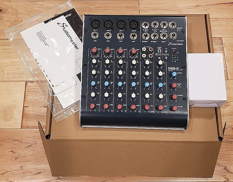 Studiomaster C2S-4 4-Channel Mixer w/ USB Record (Behringer Alternative)