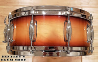 Gretsch USA Custom 5.5x14" Snare Drum in Amber Walnut Burst Finish