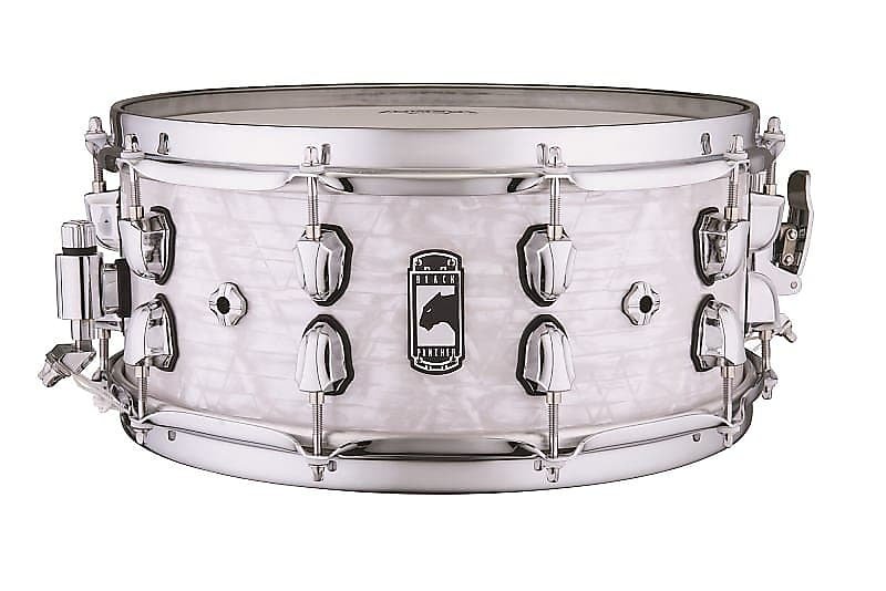 Caisse claire Mapex 6x14" Black Panther "Heritage" en Strata Blanc