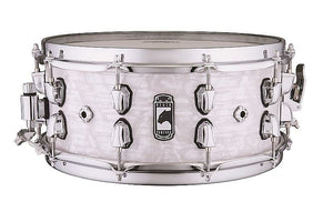 Mapex 6x14" Black Panther "Heritage" Snare Drum in White Strata