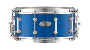 Pearl RFP1450S/C721 Reference Pure 5x14" Snare Drum in Blue Satin Moire (Made to Order)
