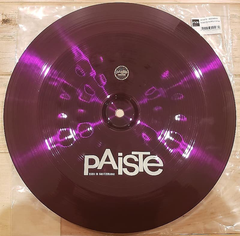 Cymbale chinoise Paiste 14" 900 Series Color Sound Purple *EN STOCK*