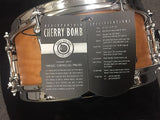 Mapex 5.5x13" Black Panther Design Lab Cherry Bomb Snare Drum in Natural Satin over Cherry