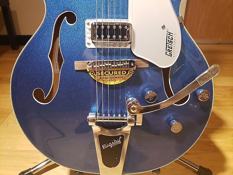 Gretsch G5420T Electromatic Hollow Body Single-Cut Electric Guitar w/ Bigbsy in Fairline Blue *IN STOCK*