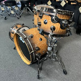 Limited Edition DW 40th Anniversary 12/14/18" Bop Drum Set Kit with Matching 14" Snare Drum in Tamo Ash