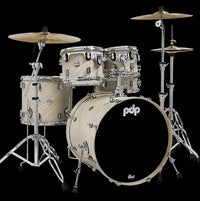 PDP Concept Maple 10/12/16/22" Drum Kit Set w/ Matching 5.5x14" Snare Drum in Twisted Ivory *IN STOCK*