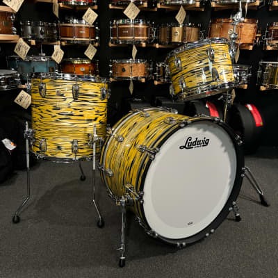 Batterie Ludwig Classic Maple FAB 13/16/22" en Lemon Oyster du NAMM 2023