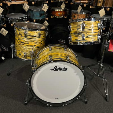 Batterie Ludwig Classic Maple FAB 13/16/22" en Lemon Oyster du NAMM 2023