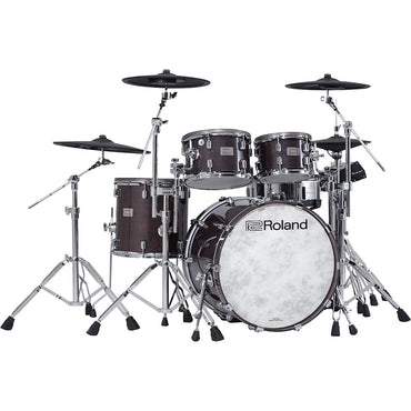 Roland VAD706 V-Drums Acoustic Design 5-Piece Drum Kit Set in Gloss Ebony w/ DW 5000 Series Hardware Pack *IN STOCK*