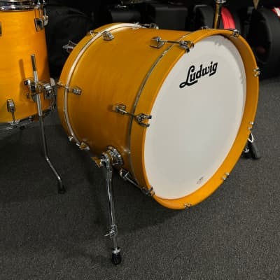 Ludwig Neusonic Downbeat 12/14/20" Drum Set Kit in Satin Golden Slumbers from NAMM 2023