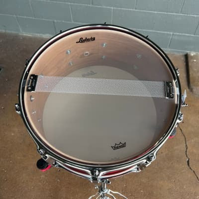 Ludwig Neusonic 6.5x14" Snare Drum in Satin Diablo Red from NAMM 2023